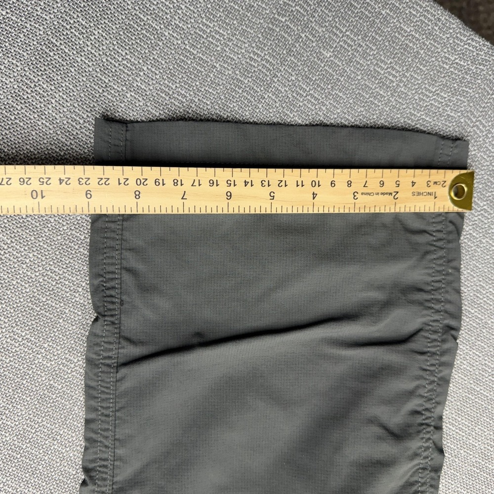 Columbia Omni-Shade Pants Mens 34x30 Gray Nylon Hiking Cargo Outdoor Belted - Picture 10 of 13